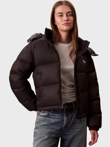 Джинсова куртка Calvin Klein Jeans чорна