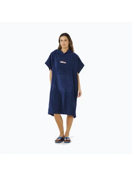Poncho pentru femei Rip Curl Icon Hooded Towel dark navy