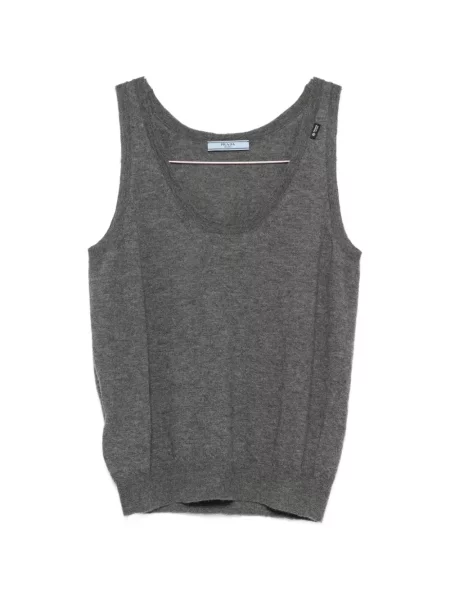 Top Prada tricotate gri