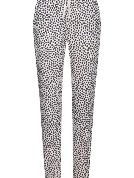 VIVANCE Spodnji del pižame črna bela