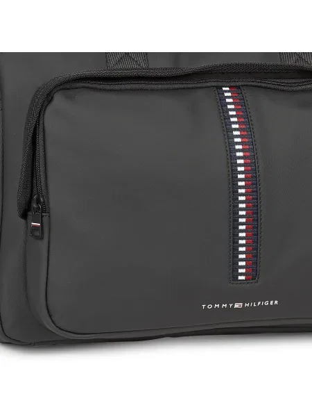 Geantă pentru laptop Tommy Hilfiger negru
