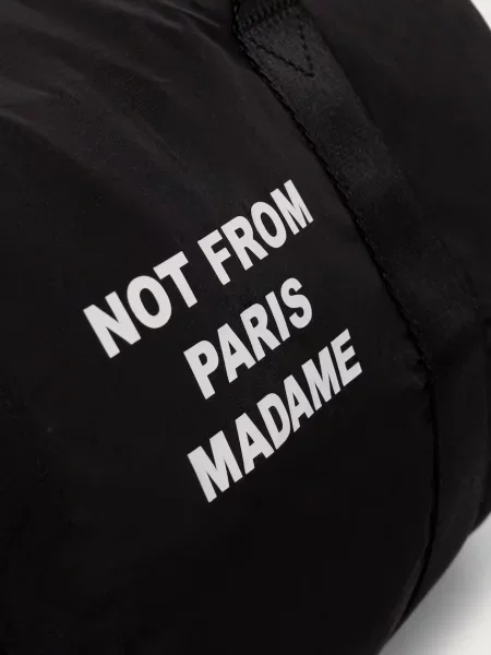 Drôle de Monsieur férfi táska Slogan Gym fekete