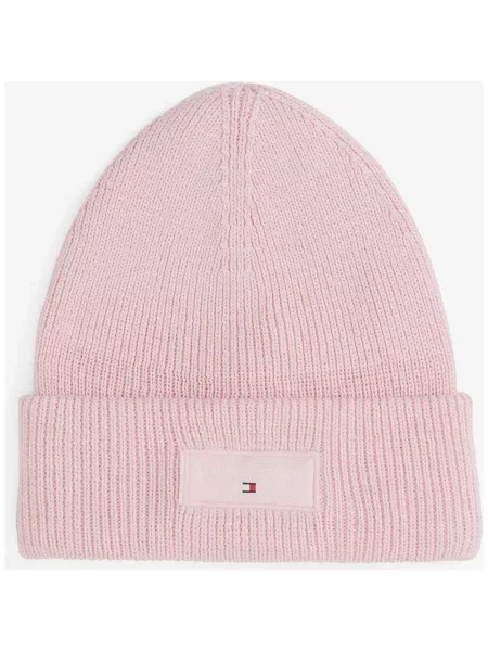 Czapka Tommy Jeans Linear różowa