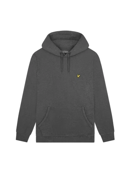 Bluza z kapturem Lyle & Scott z kapturem szara