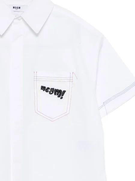 Koszula dziecięca Msgm biała