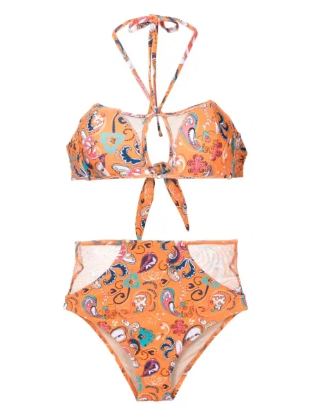 Bikini Amir Slama cu imagine portocaliu