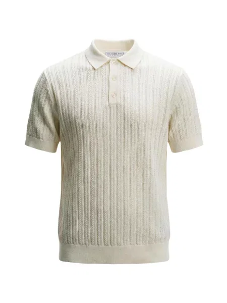 Tricou polo Guess alb