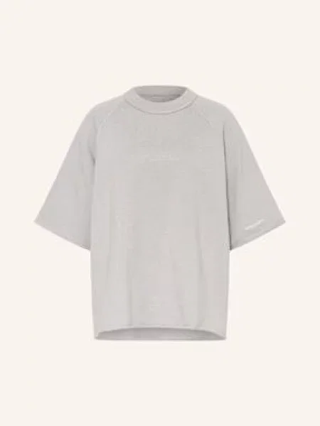 Black Palms Bluza Nierozpinana Oversize Honey grau czarna