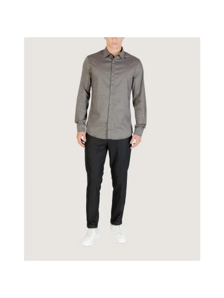Košeľa Eax modrá