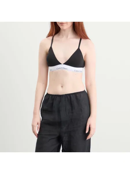 Biustonosz trójkątny Calvin Klein czarny