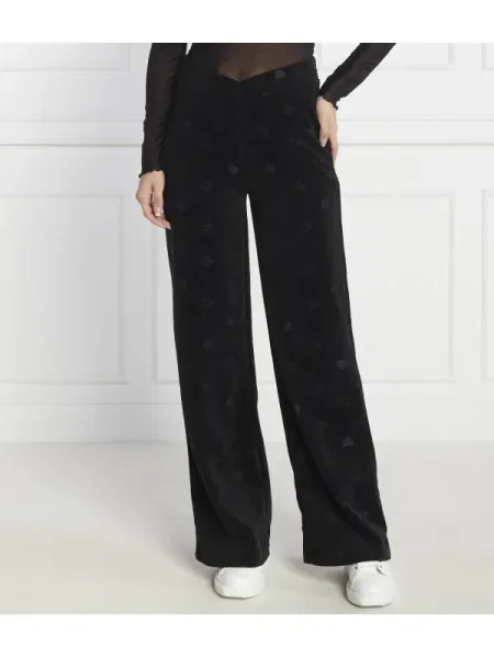 HUGO Jogger nadrág Navalia | flare fit fekete