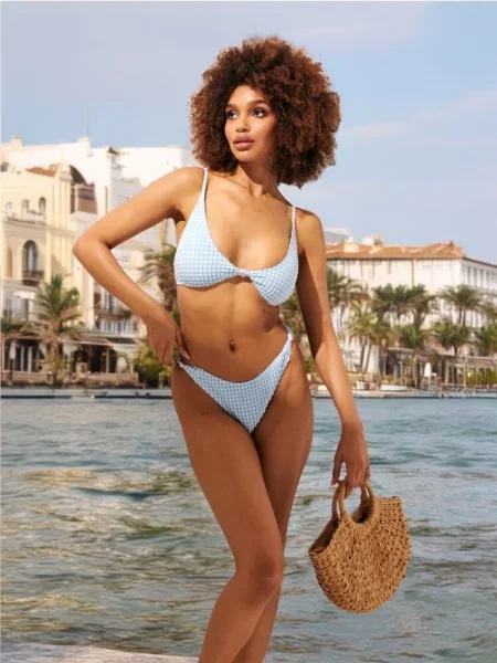 Купальні трусики блакитний