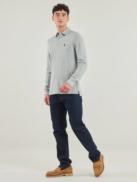 Polokošeľa Polo Ralph Lauren so sieťovinou sivá