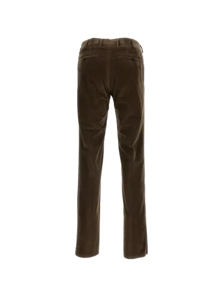 Pantaloni Pt Torino de catifea cord maro
