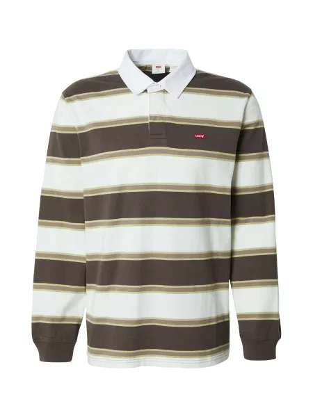 LEVI'S ® Tricou CLASSIC maro / maro deschis / kaki alb