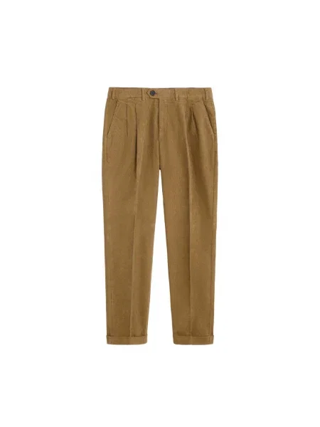 Scalpers Pantaloni cutați Velaz cămilă maro