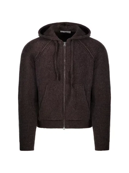 Cardigan Dunst tricotate maro