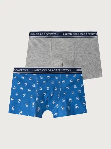 United Colors of Benetton přiléhavé boxerky s modrý