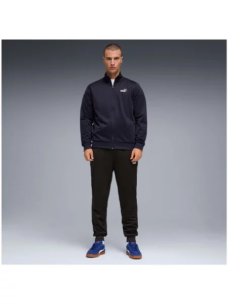 Costum Puma tricotate cu autograf albastru