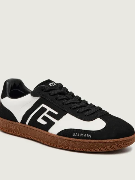 Balmain Sneakers | piele întoarsă negru
