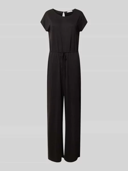 Kombinezon z tunelem w pasie Christian Berg Woman czarny