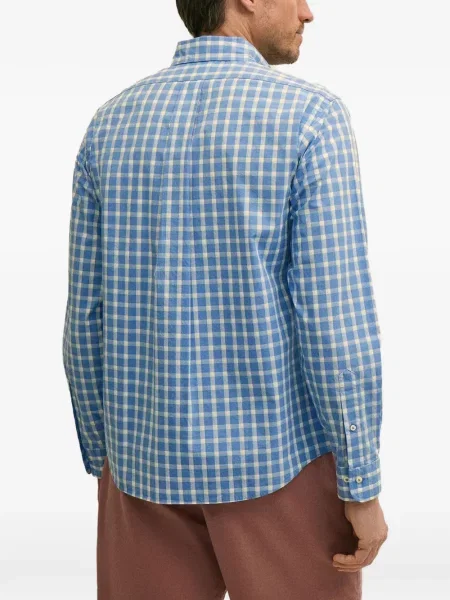 Καρό καρό πουκάμισο Brooks Brothers μπλε