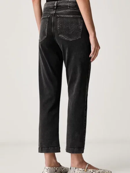 Pinko jeansy slim fit czarne