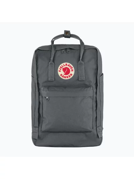 Plecak miejski Fjällräven Kanken Laptop 20 l super grey szary