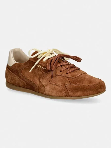 Gant Sperly sneakers pentru femei din piele maro