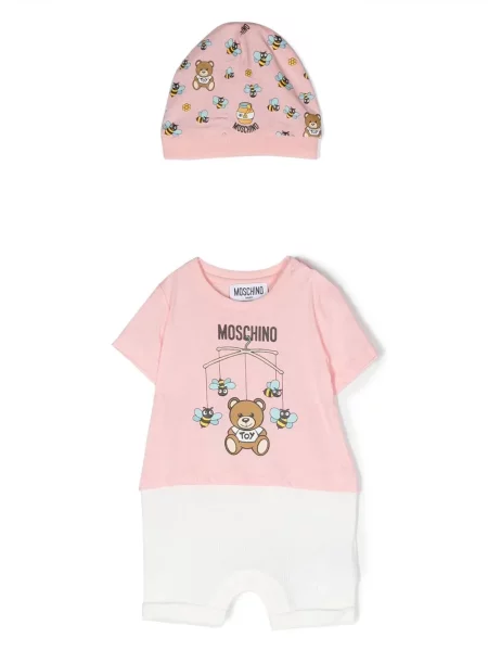 Komplet dresowy dziecięcy Moschino różowy