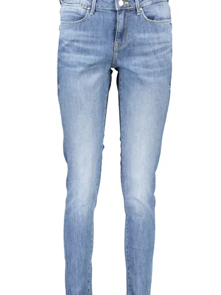 Jeansy skinny Guess niebieskie