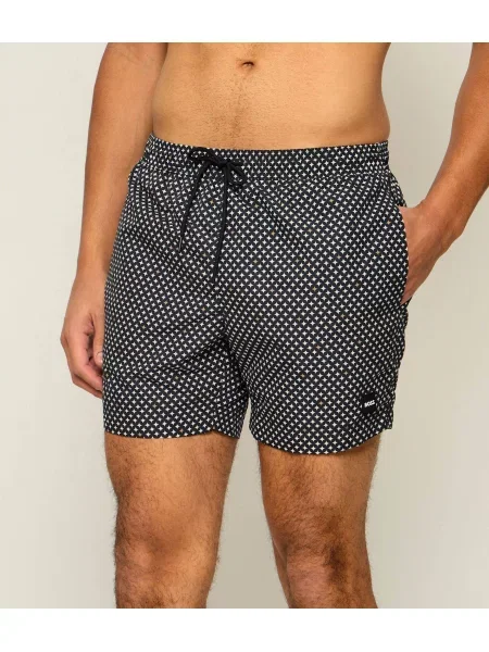 Pantaloni scurți Boss Black negru