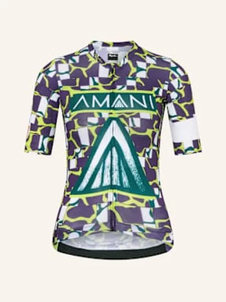 Rapha Koszulka Rowerowa Amani Pro Team Training schwarz zielona