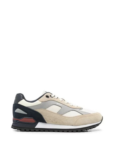 Sneakerși Boss cu șireturi din dantelă