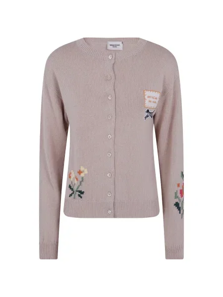 Cardigan Weekend Max Mara cu broderie cu model floral
