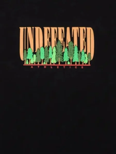 Koszulka Undefeated z nadrukiem czarna