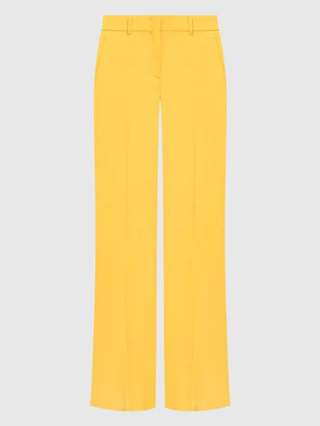 Брюки Ermanno Scervino клеш желтые