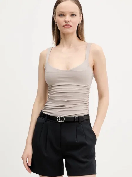 Топ Abercrombie & Fitch бежово
