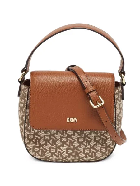 Τσάντα χιαστί Dkny καφέ