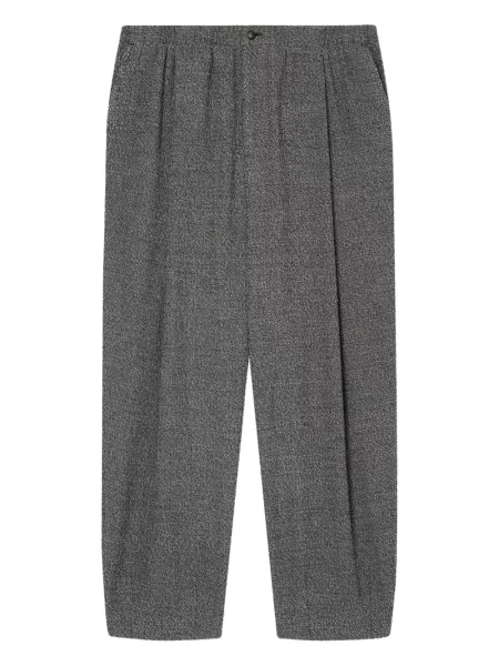 Pantaloni Giorgio Armani plisate gri