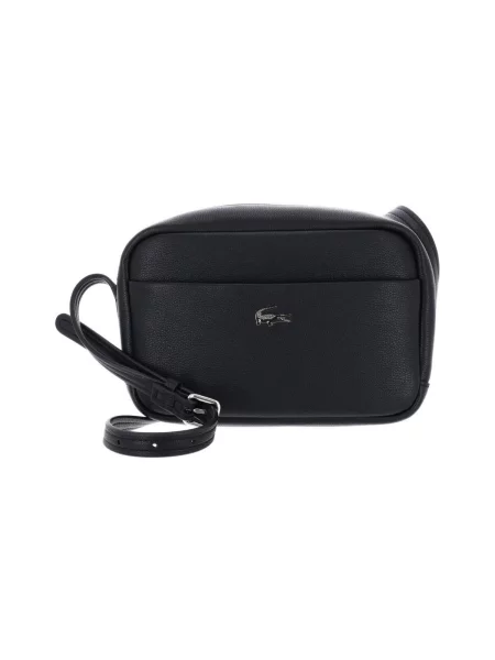 Geanta crossbody Lacoste negru