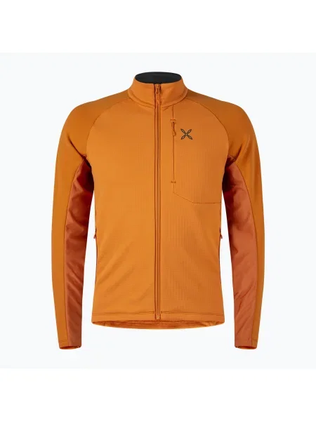 Olcsóbban. Férfi Montura Merano Maglia mandarino/tobacco melegítőfelső. Méret: L