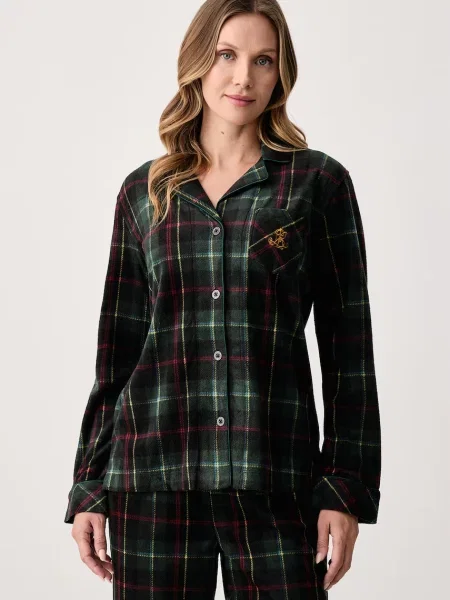 Флисовая пижама Lauren Ralph Lauren