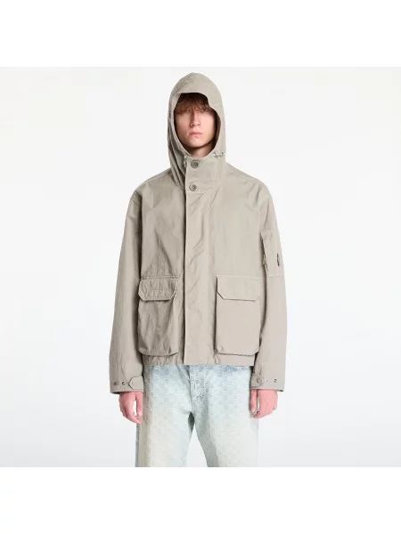 Яке C.p. Company с качулка кепър сиво