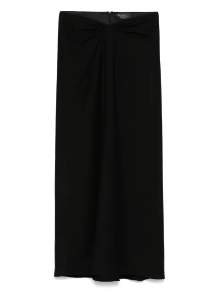 Fustă midi A.m.g. până la genunchi negru