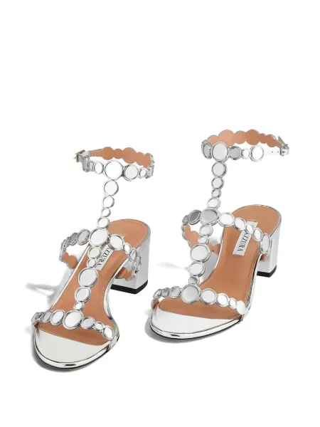 Sandale Aquazzura argintiu