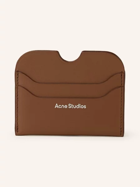 Pouzdro peněženka Acne Studios hnědá