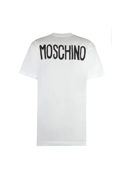 Koszulka Moschino z nadrukiem biała