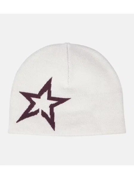 Volnena kapa Perfect Moment s potiskom bela