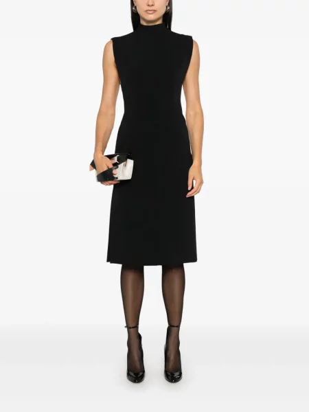 Rochie midi Sportmax până la genunchi de costum negru
